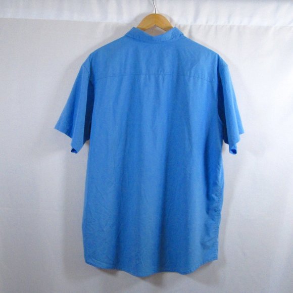 Columbia Mens Blue Omni-Wick Advanced Evaporation Button Down shirt Size… - Picture 2 of 13